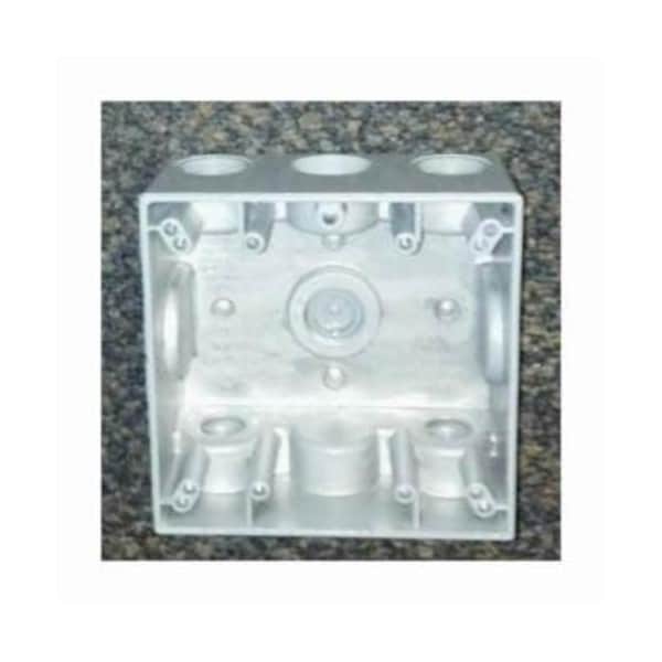 Mulberry Electrical Box, 30.5 cu in, Outlet Box Type, 2 Gangs, Aluminum